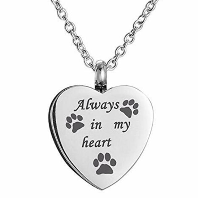 Stainless Steel Pet Urn Necklace