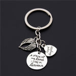 A Piece Of My Heart Is In Heaven Memorial Key Ring