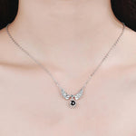 I love you Projection Wing Necklace