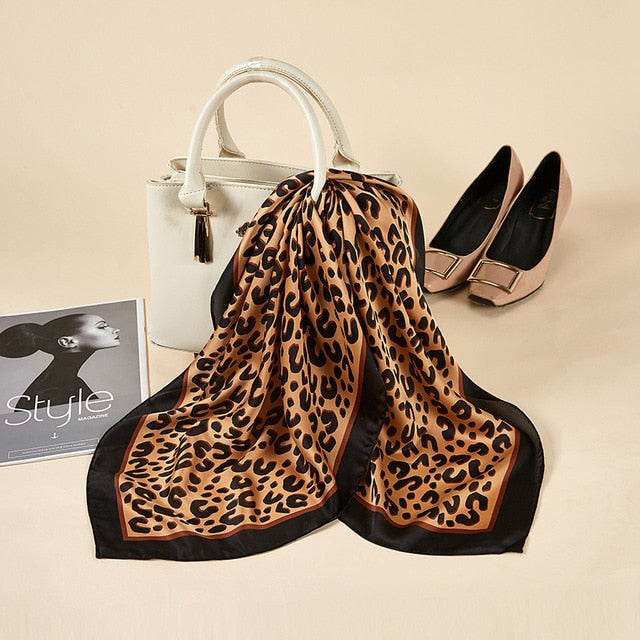 Luxury Leopard Print scarf