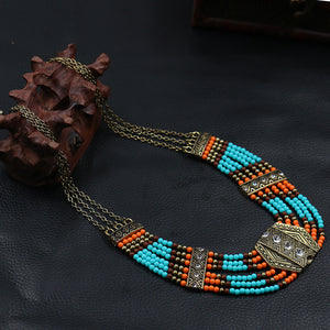 Gypsy Tribal Choker Necklace