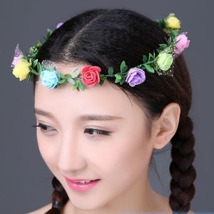 Lovely Rose Flower Headband