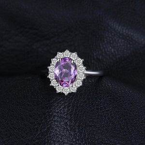 1.8ct Natural Amethyst  925 Sterling Silver Ring