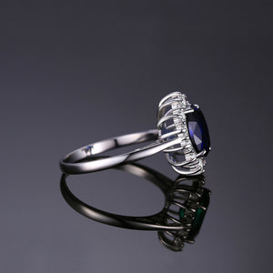 Royal Blue Sapphire 925 Sterling Silver Ring