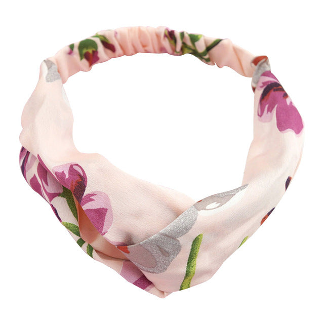 Ribbon Flower Headband For Women