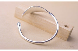 925 Sterling Silver Leaf Charm Bracelet