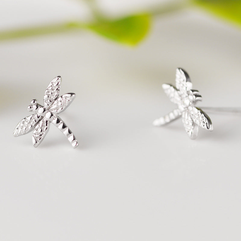 925 Sterling Silver  Dragonfly Earrings