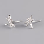 925 Sterling Silver  Dragonfly Earrings