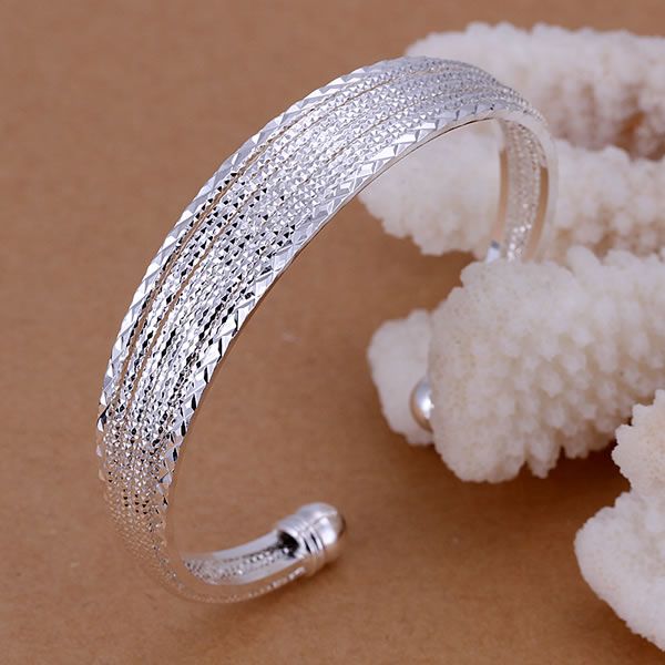 925 Sterling Silver Bangle Bracelet,
