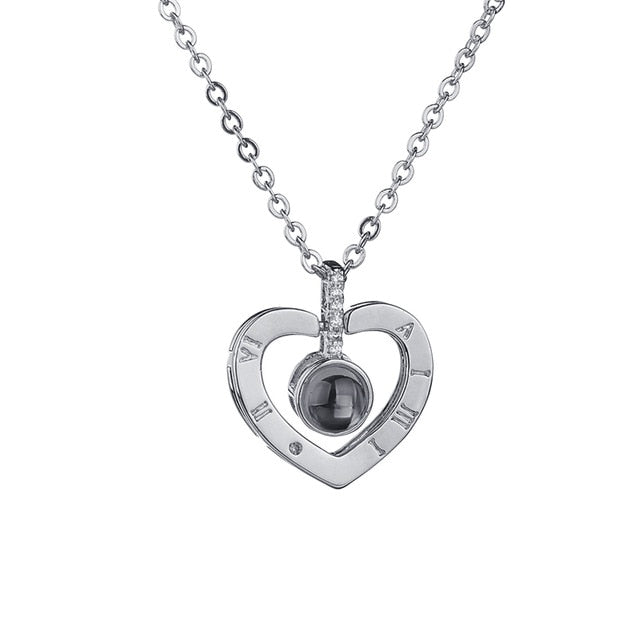 I love you Projection Necklace