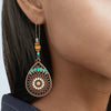 Vintage Ethnic Boho Water Drip Drop Dangel Earrings