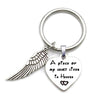 A Piece Of My Heart Lives In Heaven Memorial Key Ring